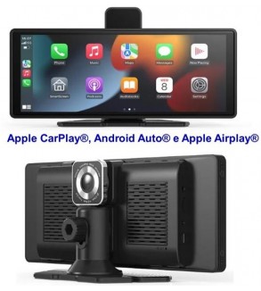 Schermo Maxcom MC01 Vibe Apple CarPlay Android Auto e Apple Airplay Dash Cam