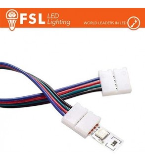 Connettore rapido 2END per strip 10mm LED RGB