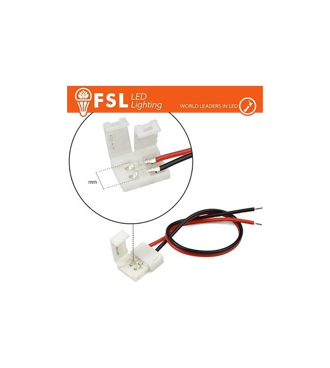 Connettore rapido END per strip 10mm LED monocolore
