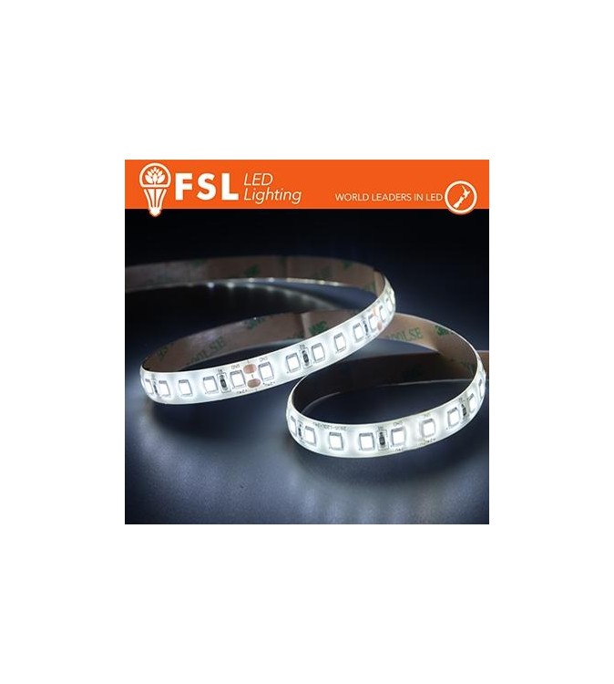 Striscia LED 5m IP65 SILICON 2835 24V - 12W/m 120led/m 3000K