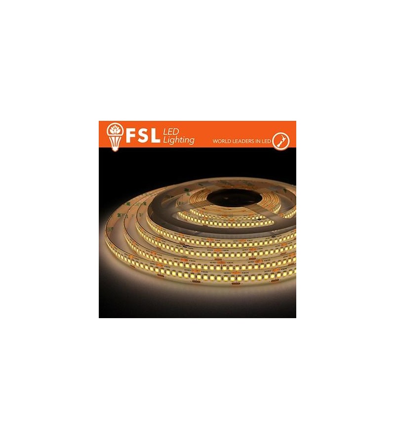 Striscia LED 5m IP65 SILICON 2835 24V - 16W/m 240led/m 3000K