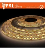 Striscia LED 5m IP65 SILICON 2835 24V - 16W/m 240led/m 4000K