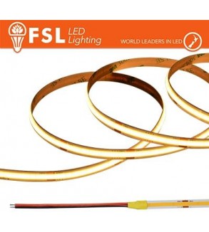 Striscia LED COB 5metri - IP20 3000K 24V 15W/m 1450lm/m CRI90