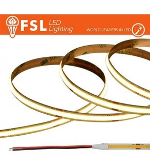 Striscia LED COB 5metri - IP20 4000K 24V 15W/m 1500lm/m CRI90