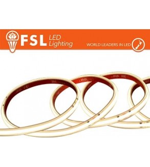 Striscia LED COB 5metri - IP65 4000K 24V 15W/m 1500lm/m CRI90