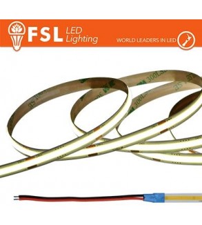 Striscia LED COB 5metri - IP20 6500K 24V 15W/m 1500lm/m CRI90