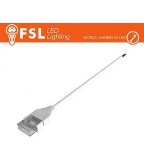 Cavo connettore 20cm, + fili spelati LED COB 220V e COB 24V