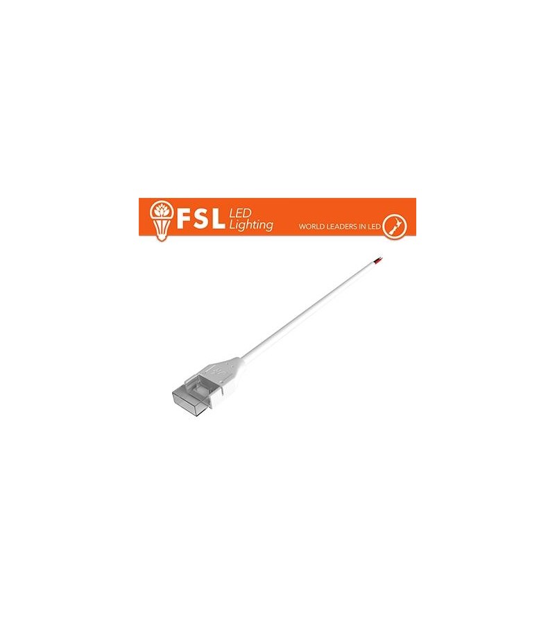 Cavo connettore 20cm, + fili spelati LED COB 220V e COB 24V