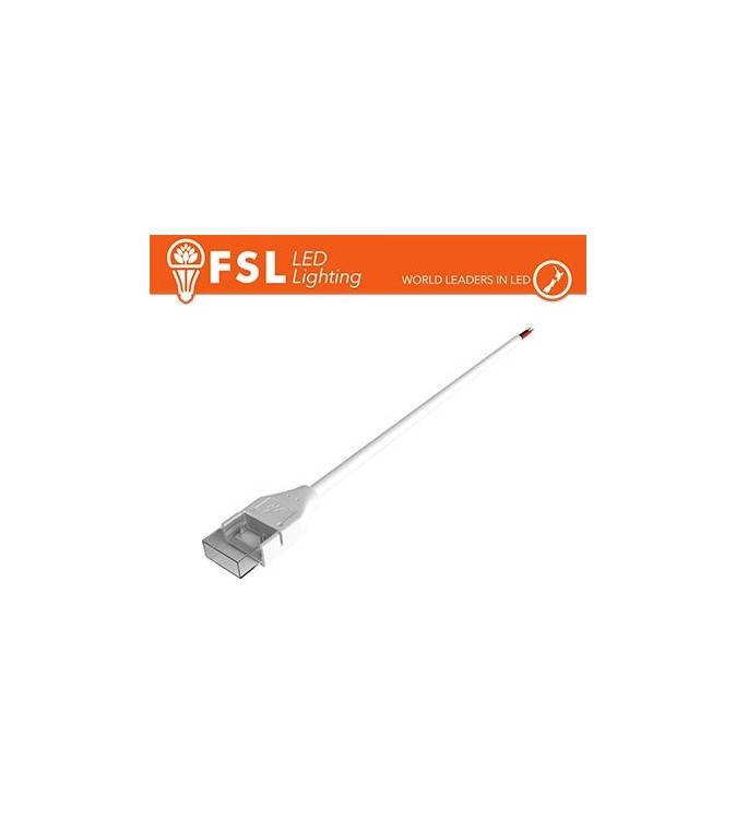 Cavo connettore 20cm, + fili spelati LED COB 220V e COB 24V
