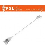 Cavo di giunzione 20cm, con 2 connettori LED COB 220V e COB 24V