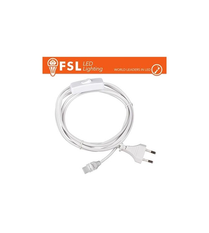 Cavo spina 1m per strisce LED220V con interruttore