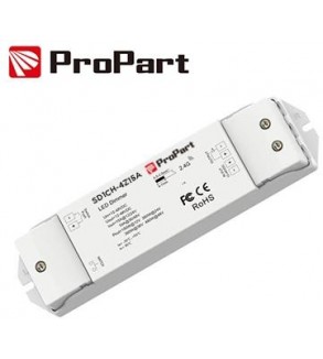 Ricevitore DIM + pulsante12/24V, 1CH*10A/15A 12-48VDC RF2.4G