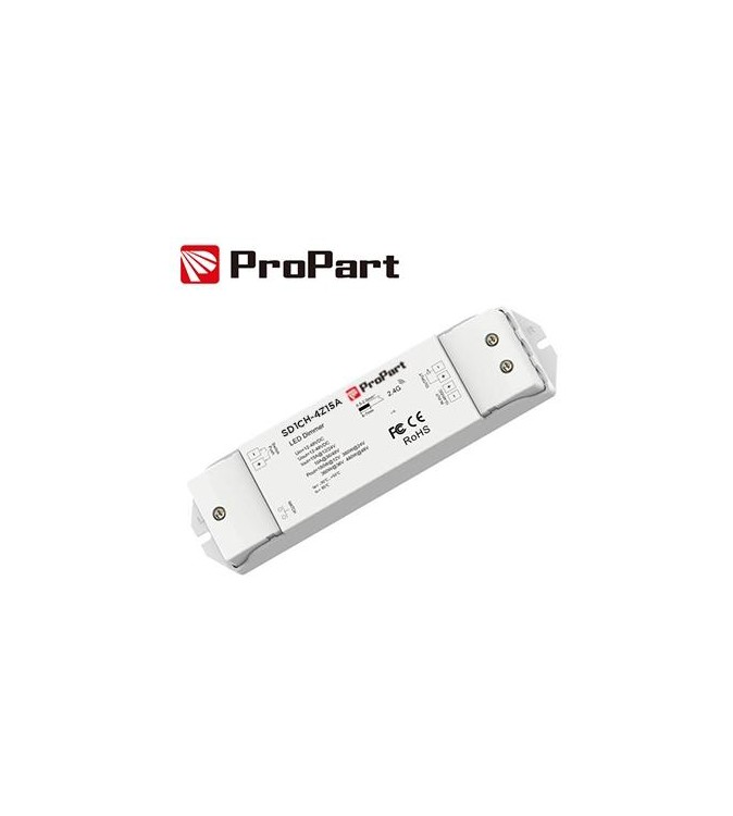 Ricevitore DIM + pulsante12/24V, 1CH*10A/15A 12-48VDC RF2.4G