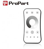 Telecomando RF 1 Canale - 4 Zone, Bianco, con Touch Wheel