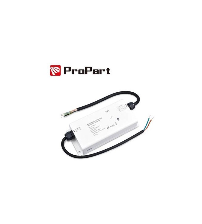 Ricevitore Controller RGB/RGBW IP67 - 4 Canali, 5A/Canale, 12-36V DC RF