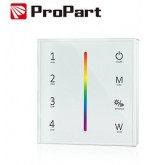 Telecomando da parete RGB/RGBW bianco 4 zone RF2.4G