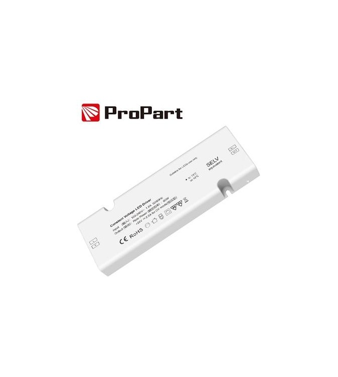 Driver LED 1CH 60W 24V a tensione costante