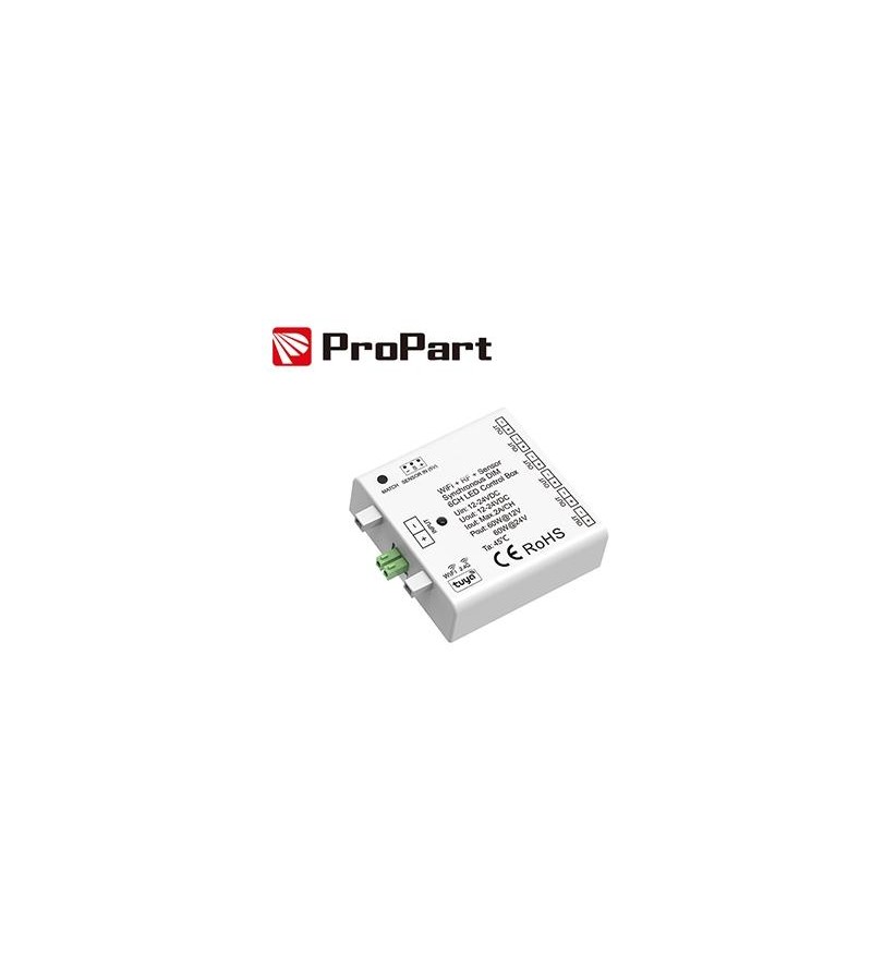Box controllo sincrono 6CH Dim 12-24VDC, WiFi - RF - Sensor
