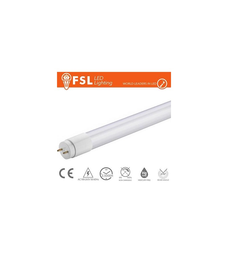 T8 LED Tubo Vetro - 22W 1900LM 4000K 120cm
