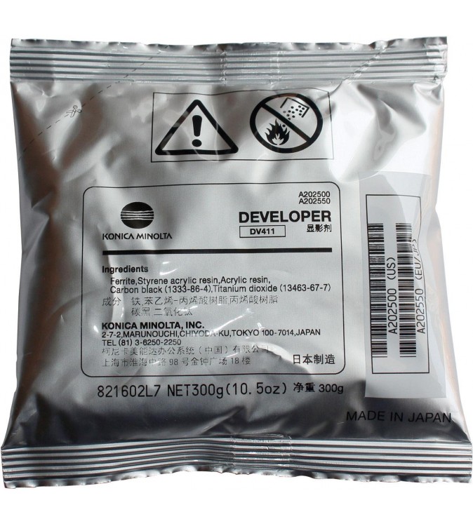 CET Konica Minolta DV411 Developer (OEM) 300g 