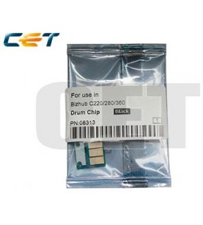 CET Drum Chip Black Konica Minolta Bizhub C220,C280,C360