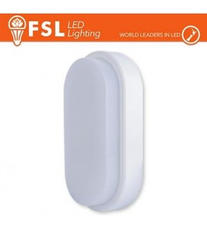 Plafoniera LED OVALE BIANCA 15W 4000K 55*100*200 IP54 