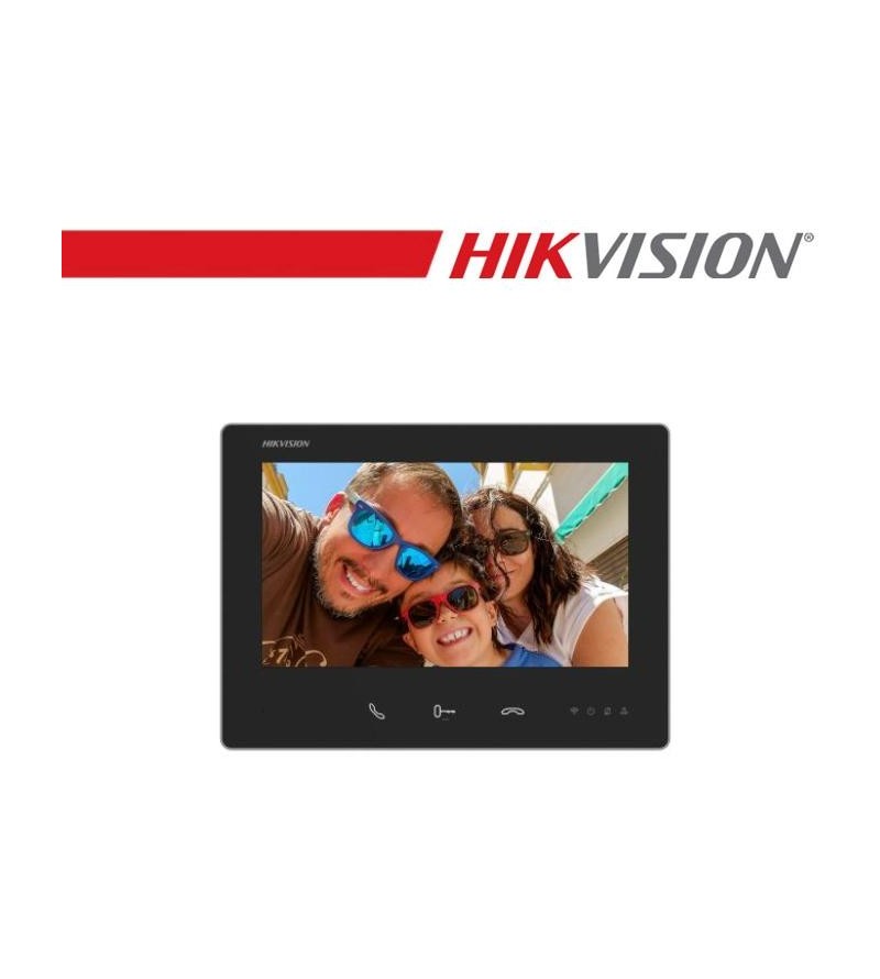 Hikvision Stazione interna HD a 2 fili nera - DS-KH7300EY-WTE2