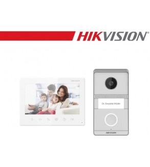 Hikvision Kit videocitofono analogico a 2 cavi - DS-KIS101-P/Surface