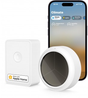 Meross KIT Sensore Temperatura&Umidità Smart  RF + Hub Wi-Fi - Apple HomeKit