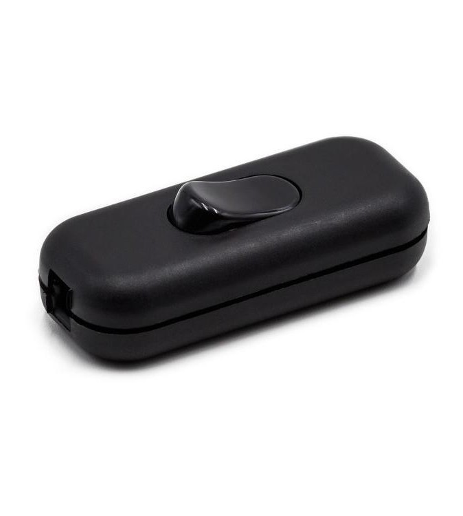 Interruttore in linea 4A-250V nero