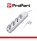 Multipresa 4pos bipasso/schuko + interrutt nuovo modello spina 16A