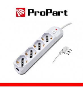 Multipresa 4pos bipasso/schuko + interrutt nuovo modello spina 16A