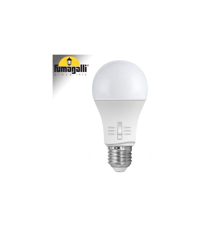 Lampadina LED E27 A60 - 8,5W - CCT - Fumagalli