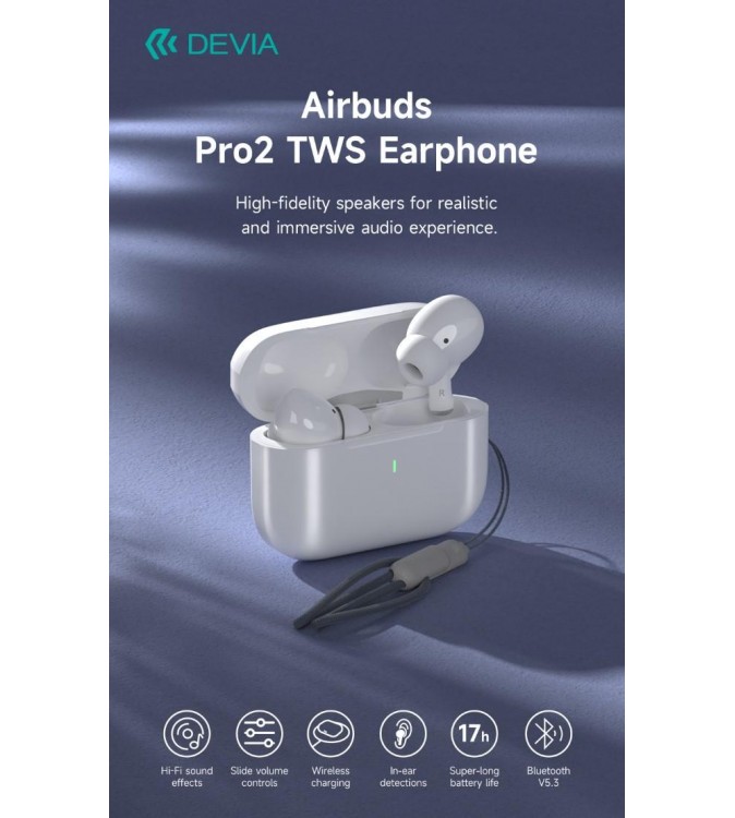 Auricolare Airbuds Pro2 EM058 TWS carica Wireless Bluetooth