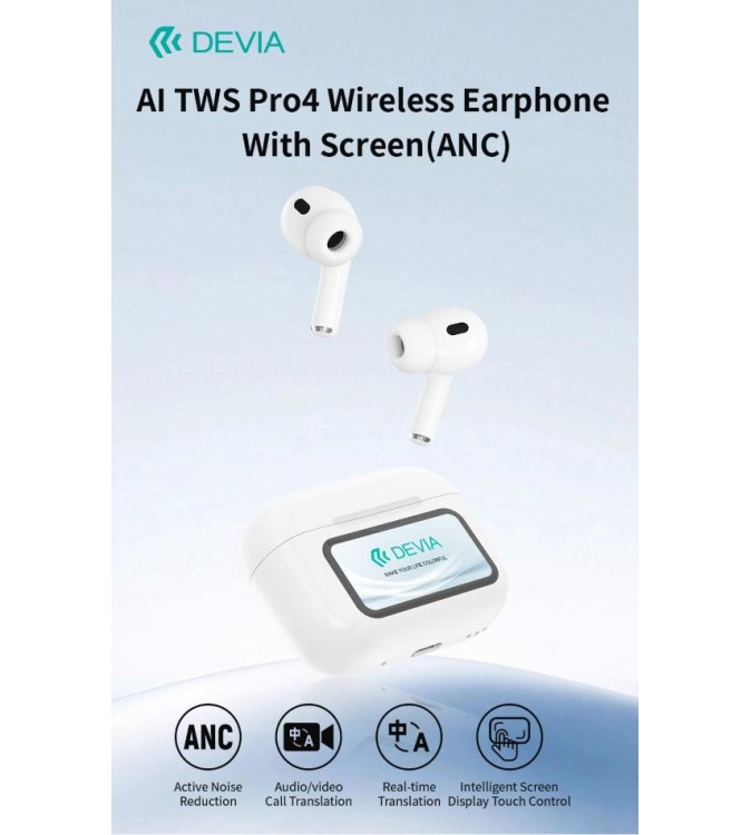 Auricolari TWS con Traduttore simultaneo e AI integrata con display rd ANC