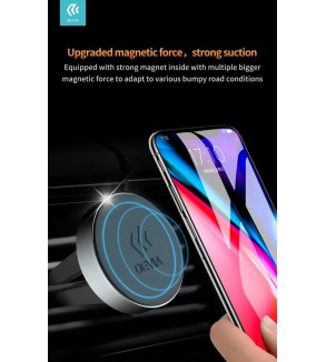 Circle Supporto par auto da bocchetta aria magnetico Nero