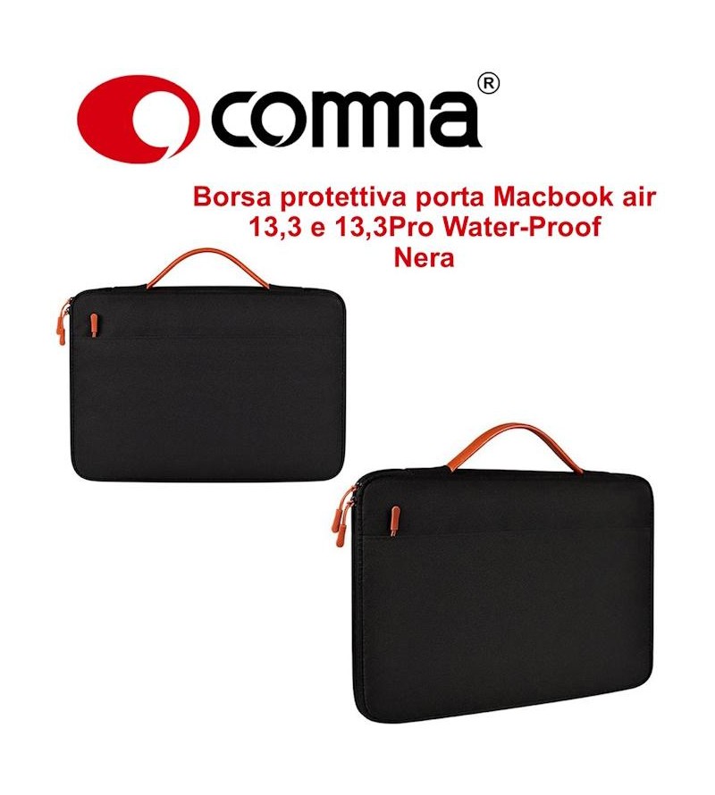 Borsa protettiva Macbook air 13,3 e 13,3Pro Water-Proof Nera