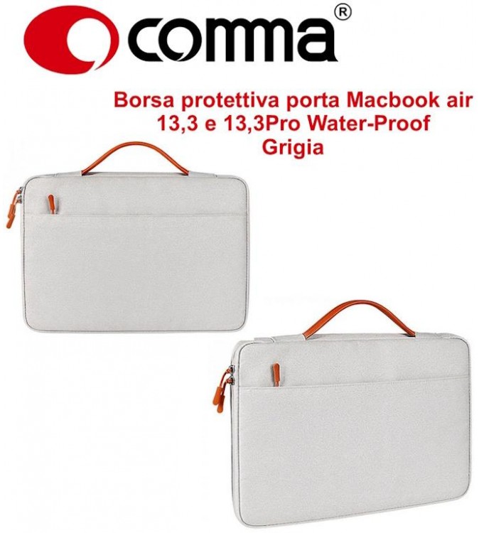 Borsa protettiva Macbook air 13,3 e 13,3Pro Water-Proof Grig