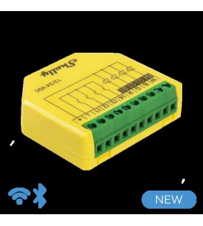 Shelly Plus RGBW PM - Controller Strisce LED WiFI/BT 12-24DC RGBW + PM
