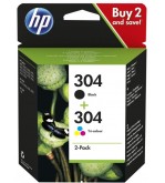 CARTUCCE ORIGINALE HP 304 INK CARTRIDGE COMBO 2-PACK
