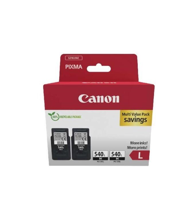 CARTUCCE ORIGINALE CANON CONFEZIONE DOPPIA NERO PG540L