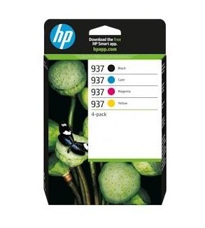 CARTUCCE ORIGINALE HP 937 CMYK  ORIGINALE