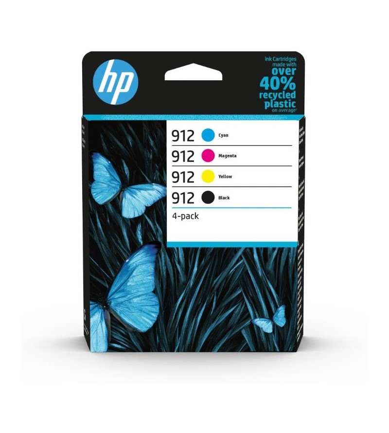 CARTUCCE ORIGINALE HP 912 CMYK ORIGINAL INK 4-PACK