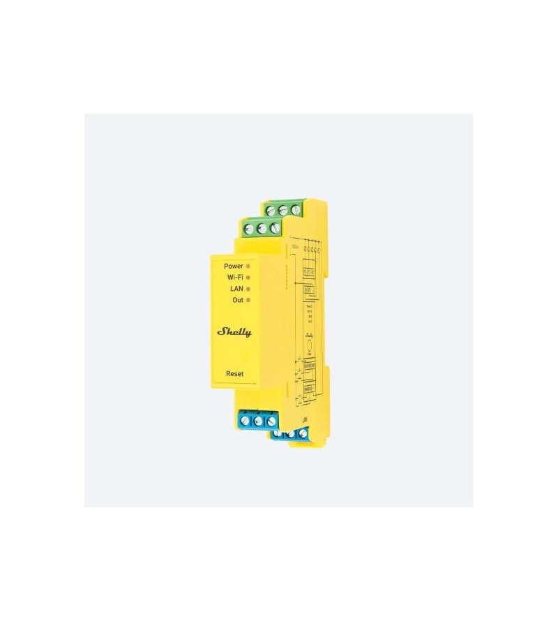 Shelly PRO RGBWW PM - Controller Smart 5 canali (RGBWW) WIFi/BT/LAN Din Rail