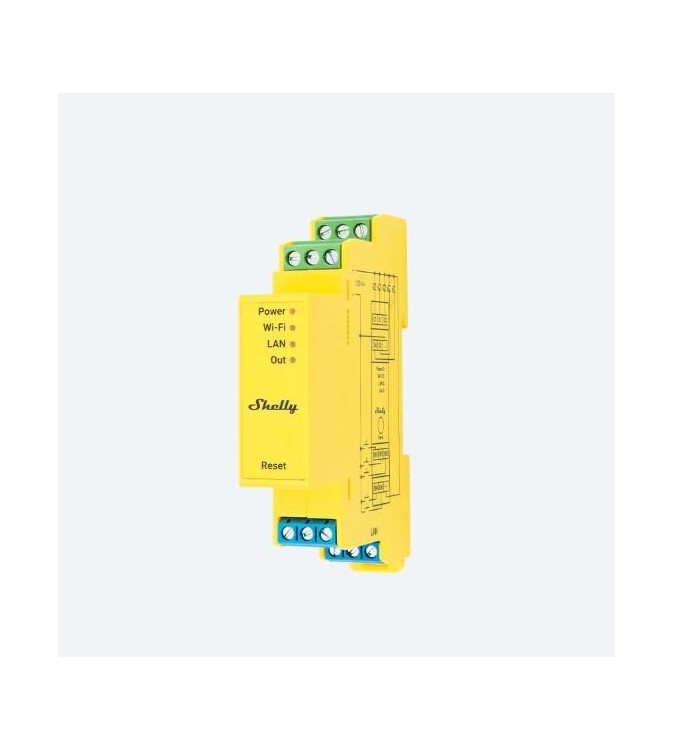 Shelly PRO RGBWW PM - Controller Smart 5 canali (RGBWW) WIFi/BT/LAN Din Rail