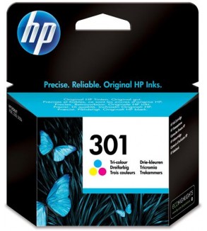 CARTUCCE ORIGINALE HP INK 301 TRICROMIA