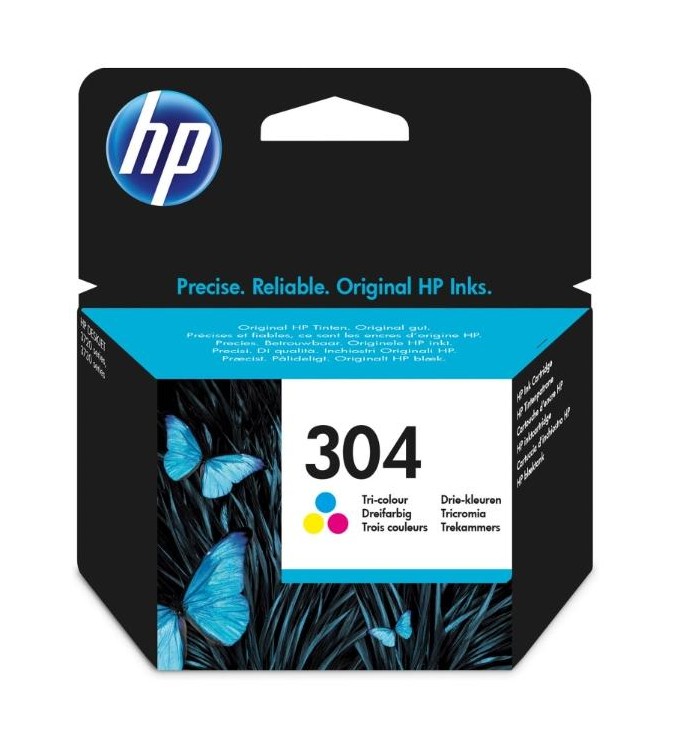 CARTUCCE ORIGINALE HP 304 COLORI