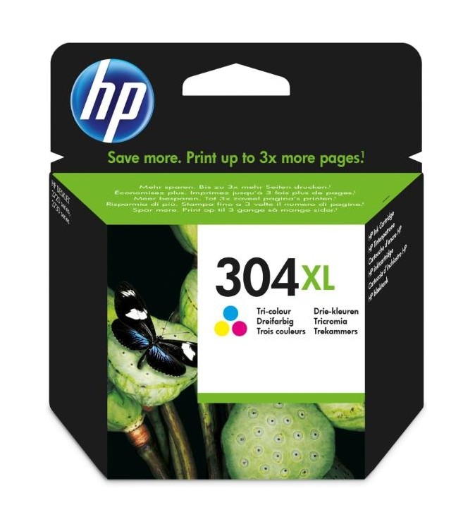 CARTUCCE ORIGINALE HP 304XL COLORI