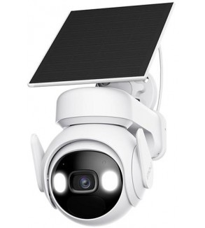Imou Telecamera Cell PT Kit PTZ Wi-Fi 2K 3MP 2.8mm IR Batteria + Solar