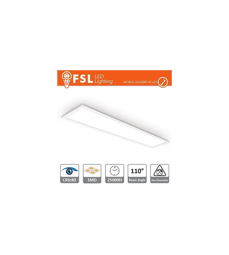 Pannello LED 30x120cm - 48W 4000K CRI80 EDGE-LIT